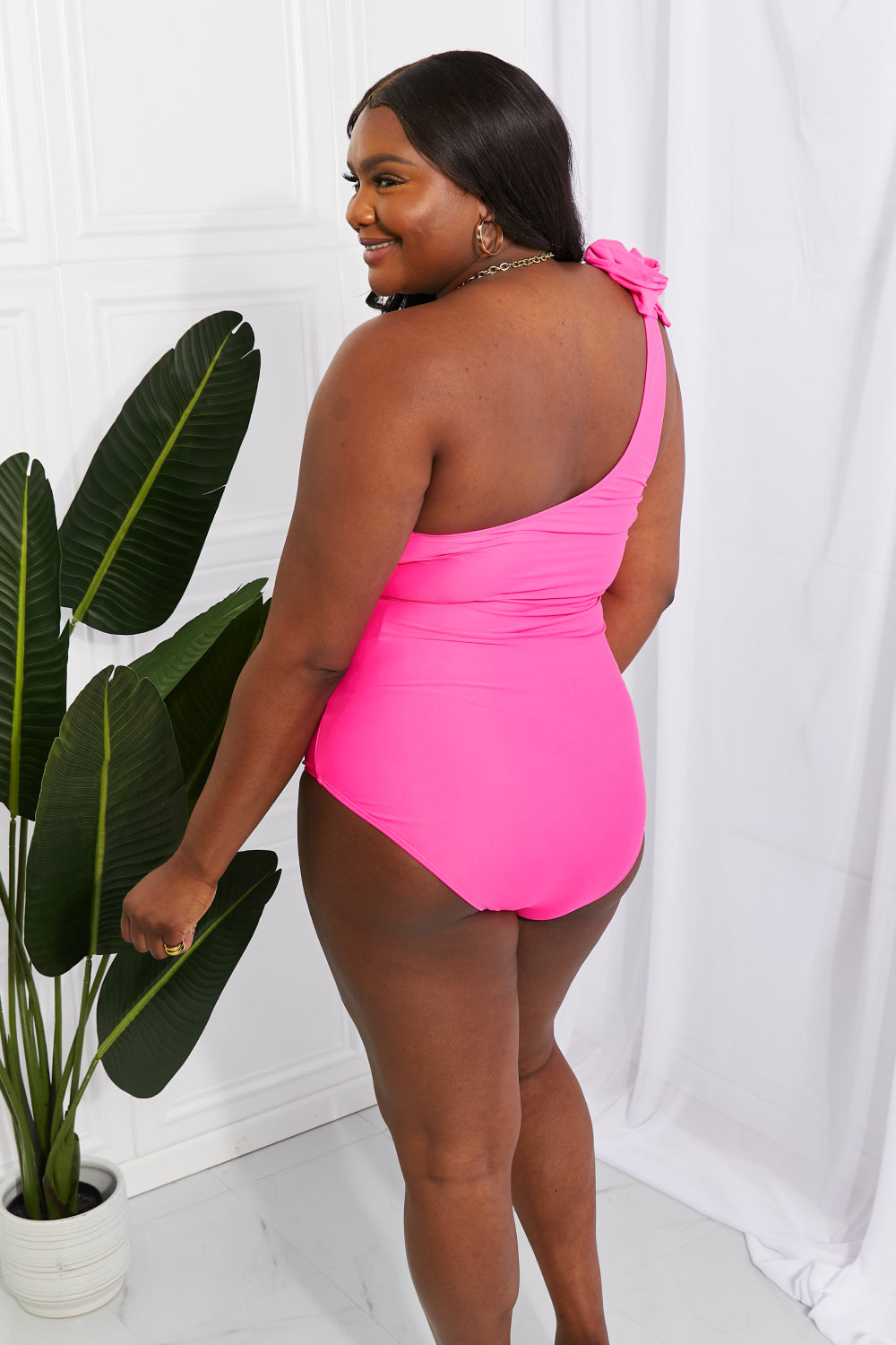 Cami One-Shoulder One-Piece Swimsuit